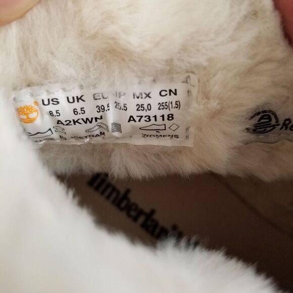 Timberland Women's Skyla Bay Pull On Boots Size 8.5 Brown Suede  Fur Trim - Picture 7 of 7